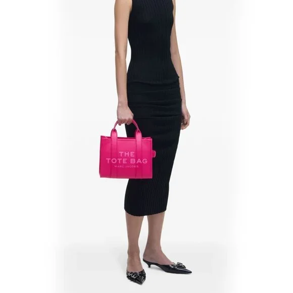 MARC JACOBS The Leather Small Tote – Hot Pink - Picture 5 of 9